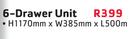 Big Jim 6-Drawer Unit