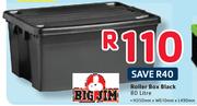 Roller Box Black-80 Litre