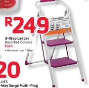 3-Step Ladder Assorted Colours