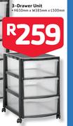 Big Jim 3-Drawer Unit