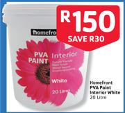Homefront PVA Paint Interior White-20 Litre