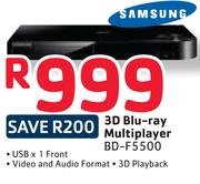 Samsung 3D Blu-Ray Multiplayer BD-F5500