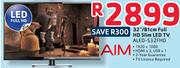 Aim 32"/81CM HD Slim LED TV ALED-S32HD