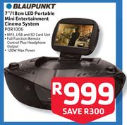Blaupunkt 7"/18CM LED Portable Mini Entertainment Cinema system POR
