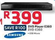 Samsung DVD Player E360