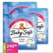 Baby Soft 2 Ply Toilet Paper-For 3 x 18's