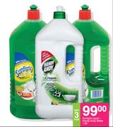 Sunlight Liquid/Handy Andy Bottle-For Any 3 x 1.5L