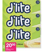 D'Lite Margarine Spread Brick-For 3 x 500g