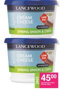 Lancewood Cream Cheese-For Any 2 x 230g