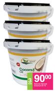Natures Harvest Coconut Oil-For 3 x 1L