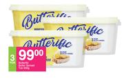 Butterific Butter Spread Tub-For 3 x 500g