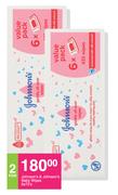 Johnson's & Johnson's Baby Wipes-For 2 x 6 x 72's