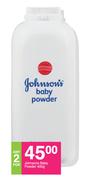 Johnson's Baby Powder-For Any 2 x 400g
