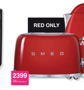 Smeg Toaster Red 2 Slices
