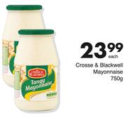 Crosse & Blackwell Mayonnaise-750g Each
