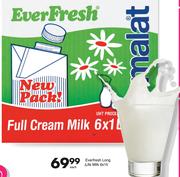 Everfresh Long Life Milk-6 x 1ltr Each
