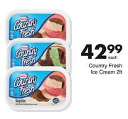 Country Fresh Ice Cream-2Ltr Each