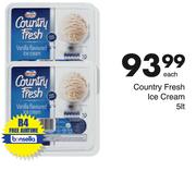Country Fresh Ice Cream-5Ltr Each