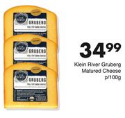 Klein River Gruberg Matured Cheese-Per 100g