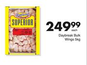 Daybreak Bulk Wings-5kg Each