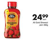 All Gold Skweezi Jam-460g Each