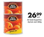 All Gold Superfine Apricot Jam-900g Each