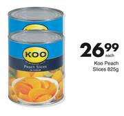 Koo Peach Slices-825g Each