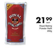 Royal Baking Powder Refill-200g Each