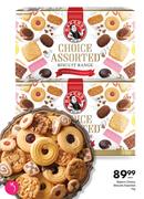 Bakers Choice Biscuits Assorted-1kg Each
