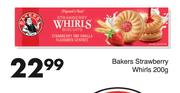 Bakers Strawberry Whirls-200g