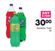 Sparletta/Twist-For Any 2 x 2ltr