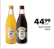 Rose Cordial-750ml Each