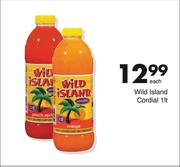 Wild Island Cordial-1Ltr Each
