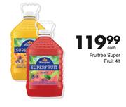 Fruitree Super Fruit-4Ltr Each