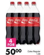 Coke Regular-For 4 x 1.5Ltr