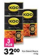Koo Baked Beans-For 3 x 410g