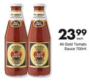 All Gold Tomato sauce-700ml Each