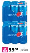 Pepsi Regular Cans-For 2 x 6 x 330ml