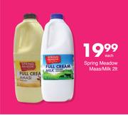 Spring Meadow Maas/Milk-2L Each