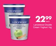Lancewood Double Cream Yoghurt-1Kg Each