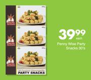 Penny Wise Party Snacks-30's Each