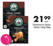 Robertson's Spice Refills-130g/168g Each