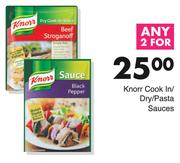 Knorr Cook In/Dry/Pasta sauces-For Any 2