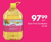 Save Pure Sunflower Oil-5L Each
