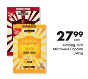 Jumping Jack Microwave Popcorn-3 x 85g Each