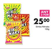 Simba Niknaks-For Any 3 x 135g