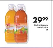 Spring Meadow Nectar Juice-3Ltr Each