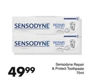 Sensodyne Repair & Protect Toothpaste-75ml Each
