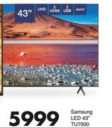 Samsung 43" UHD Smart LED TV TU7000