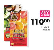 Liqui Fruit Juice-For Any 4 x 2Ltr
